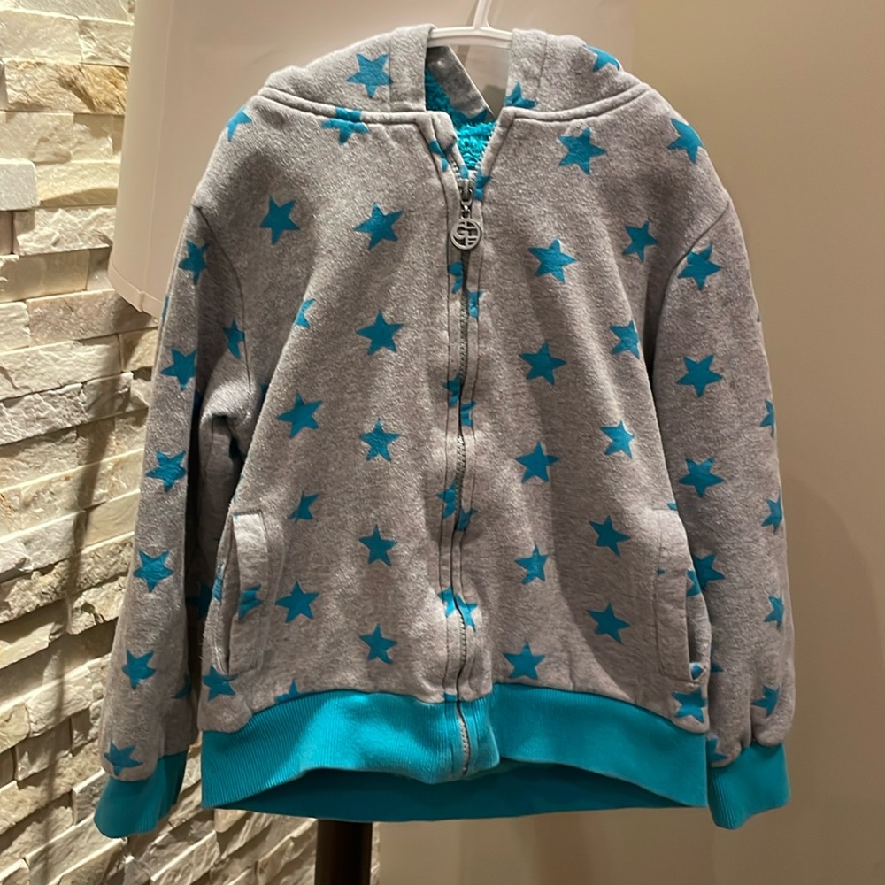 Blue stars hoodie